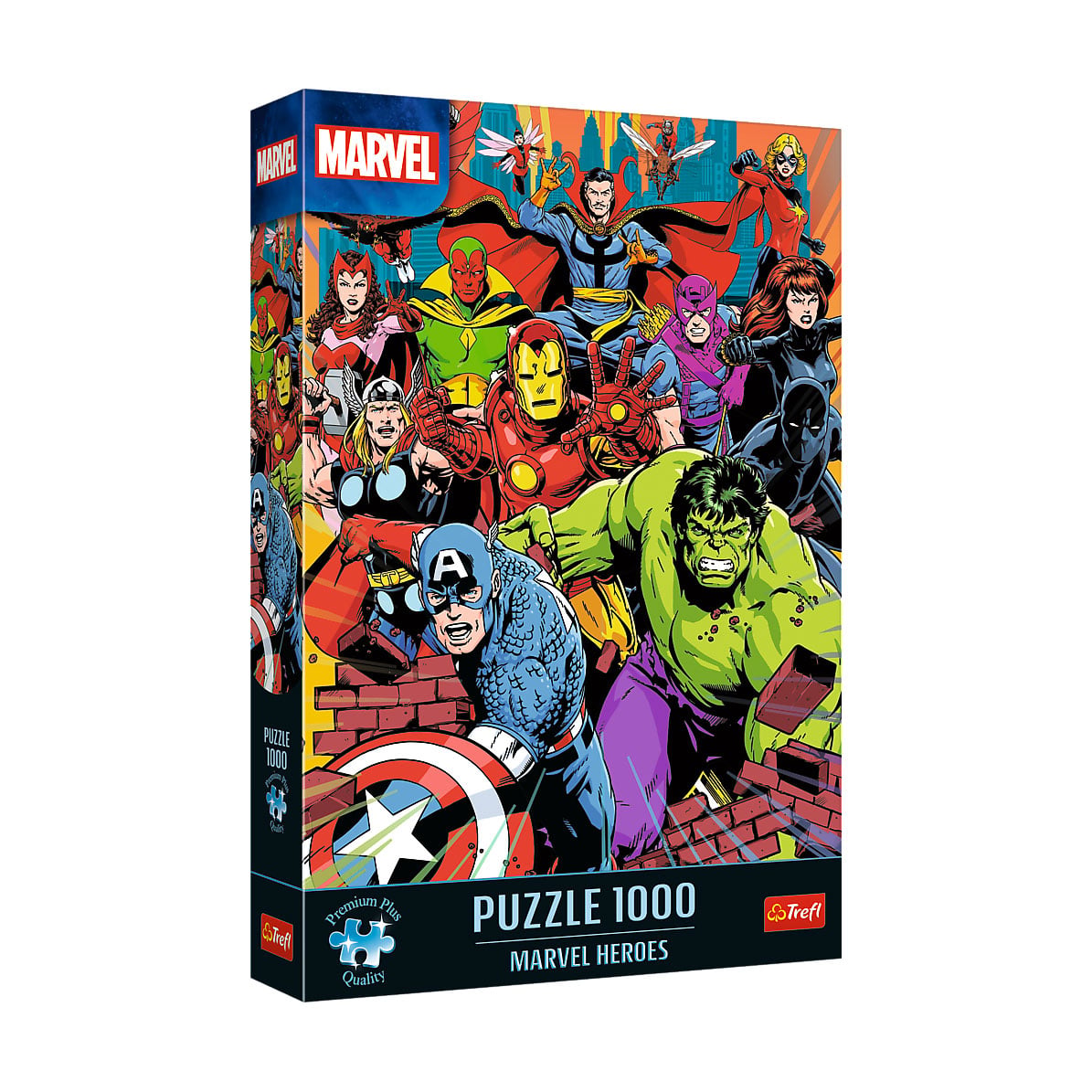Пазли Trefl Premium Plus Quality Marvel Heroes Герої, від 12 років, 1000 елементів (08811)